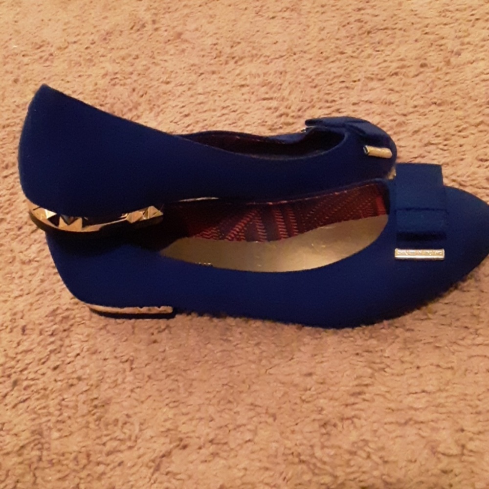 Blue flats